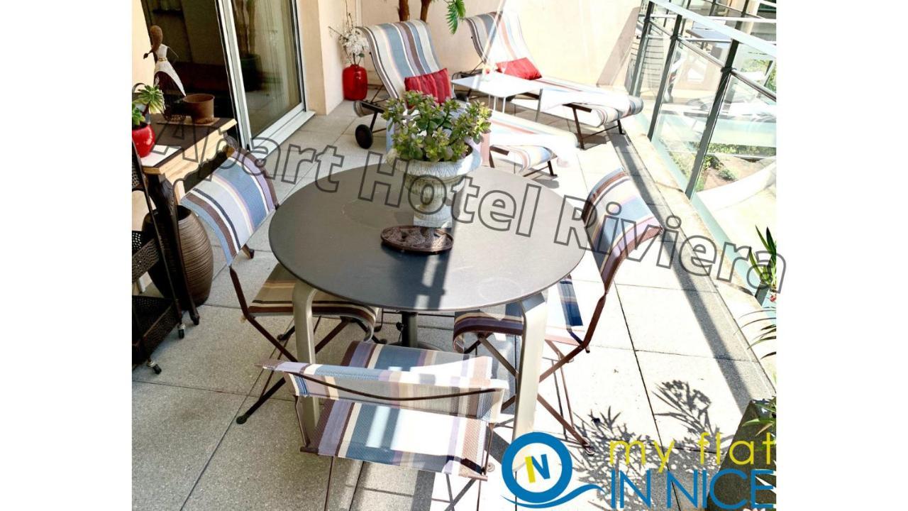 Aparthotel Riviera - Coeur Nice - Grand Superieur Studio Ac - Incroyable Terrasse - Garden View - Terrasse Jardin Pastorelli 1 Екстер'єр фото
